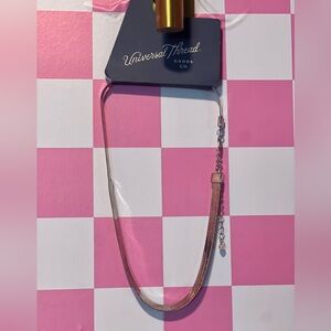 Universal Thread Silver Nickel Free Necklace and Earrings